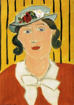 Henri Emile Benoit Matisse : hat with roses
